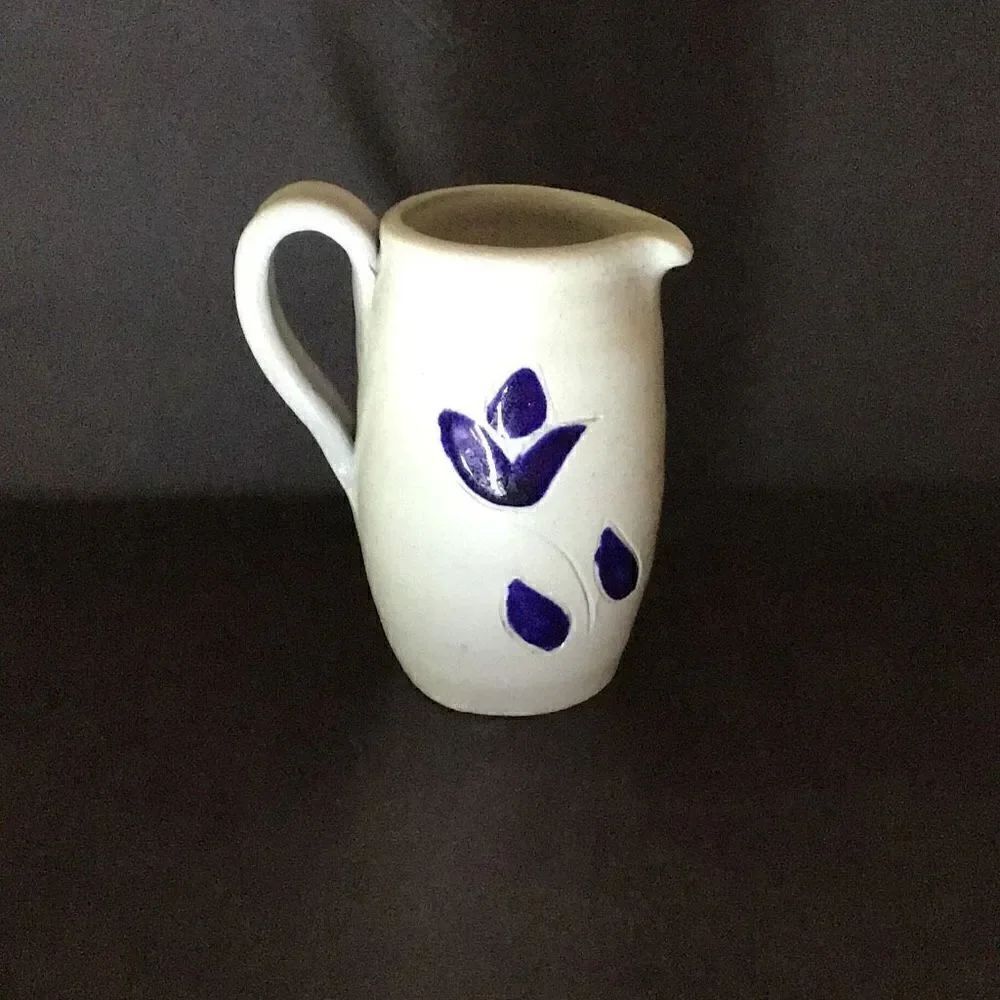 Creamer Vintage cobalt blue by Williamsburg pottery